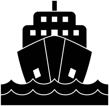 Donanma logo deniz vektör savaş gemisi ya da askeri su savaş gemisi okyanus gemisinin deniz taşımacılığı deniz limanı nakliye teknolojisi mavi ordu avcı gemisi.