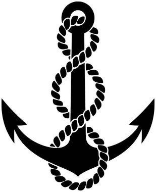 Demir illüstrasyon halat ikonu logo gemisi vektörü denizcilik okyanusu veya deniz cankurtaran yelkenli yelkenli yelkenlisi kaptanı yelkenli yelkenli yelkenli macerası yelkenli yelkenli kaptanı üç dişli mızrak grafiği