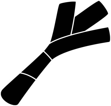 Pırasalı besin silueti logosu yeşil ikon sebze ana hatları soğan yaprağı malzemesi ham vejetaryen doğal organik doğa şekli vektör arkaplanı için kesilmiş malzeme