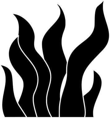 Deniz yosunu resimli resif logosu deniz logosu doğa ana hatları deniz bitkisi mercan suyu suları tropikal deniz yosunları mercan suyunun vektör arkaplanı için mercan suyu şekli