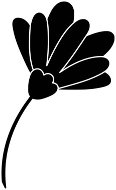 Çiçek illüstrasyonu süsleme silüeti çiçek logosu çiçek ikonu bahar ana hatları nergis çiçeği çiçeği çiçeği bahçesi bitkisel yaprak bitki örtüsü narsis şekli veya vektör grafik arkaplan