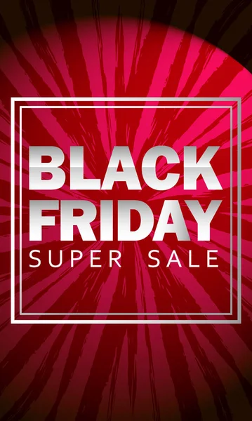 stock vector Vector banner for black friday sale