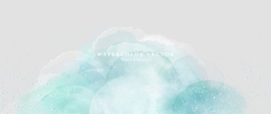 Bir deniz dalgasının gölgelerinde soyut suluboya arka plan vektörü. Metin, fotoğraf, kartpostallar, diplomalar ve sunumlar için arkaplan