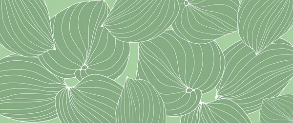 Vecteur Fond Vert Tropical Avec Des Feuilles Contexte Pour Décor — Image vectorielle