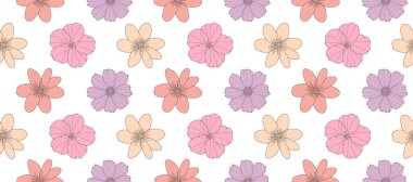 Hassas pembe çiçeksiz desen. Tekstil, ambalaj kağıdı, kapaklar, arka planlar, duvar kağıtları, dekor