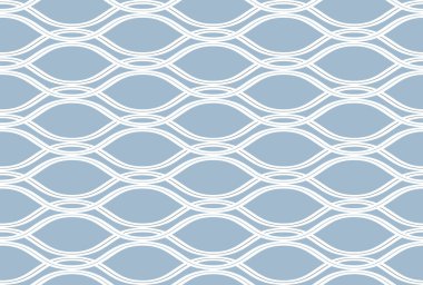 Soyut süsleme vektörü kusursuz desen. Dalgalar doku deseni