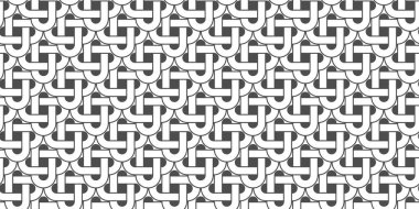 Soyut, dikişsiz iç içe geçmiş desen. Soyut vektör tasarımı