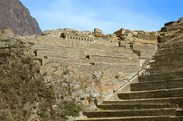 Ruinas Ciudadela Ollantaytambo Inca —  Fotos de Stock