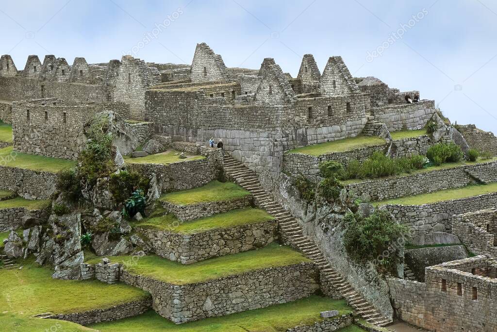 Machu Picchu Inca Rovine Scale Terrazze Abitazioni Perù Punto Riferimento -  Foto Stock: Foto, Immagini © TheWorldTraveller 625022002 | Depositphotos