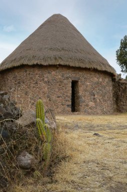 Raqchi Inca deposu, Wiracocha Tapınağı, Peru Güney Amerika