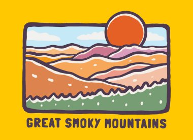 The Great Smoky Ulusal Parkı 'nın tasarımı.