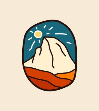 Yosimet Ulusal Parkı 'nın Tişört tasarımı, tee tasarımı, yama amblemi tasarımı