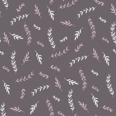 Leaves repeat seamless pattern background