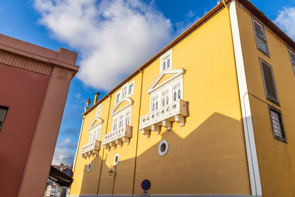 Europe Portugal Porto Vila Nova Gaia Balcons Décoratifs Sur Bâtiment — Photo