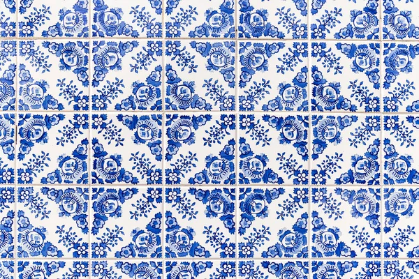 Europa Portugal Porto Azulejos Pintados Mão Tradicionais Azulejos Decorativos Edifício — Fotografia de Stock