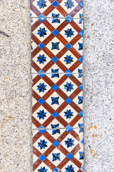Europa Portogallo Caminha Tradizionali Piastrelle Azulejos Dipinte Mano Edificio Caminha — Foto Stock