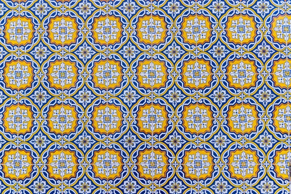 Europa Portugal Aveiro Traditionella Handmålade Azulejos Dekorativa Plattor Byggnad Aveiro — Stockfoto
