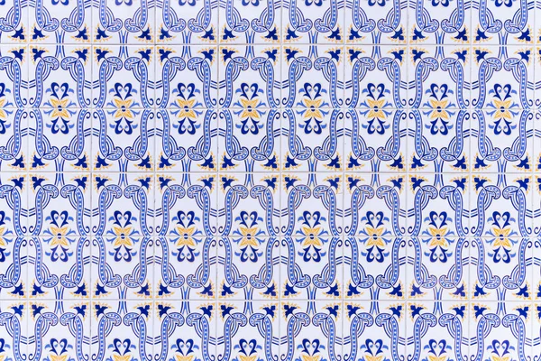 Europa Portugal Aveiro Gafanha Nazare Azulejos Pintados Mão Tradicionais Decorando — Fotografia de Stock