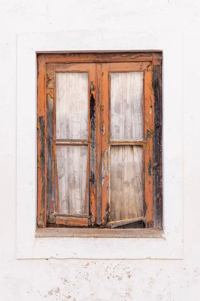 Eurooppa Portugali Monsaraz Ikkuna Rakennuksessa Monsanazissa — kuvapankkivalokuva