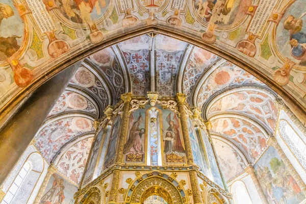 Europa Portogallo Tomar Aprile 2022 Interno Decorato Del Convento Cristo — Foto Stock