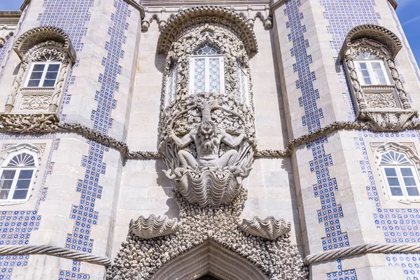 Europa Portugalia Sintra Kwietnia 2022 Park Narodowy Pałac Narodowy Pena — Zdjęcie stockowe
