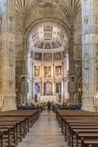 Europa Portogallo Lisbona Aprile 2022 Monastero Jeronimos Luogo Sepoltura Vasco — Foto Stock