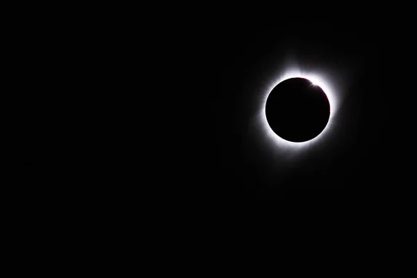 États Unis Wyoming Août 2017 Éclipse Solaire Totale Révèle Couronne — Photo