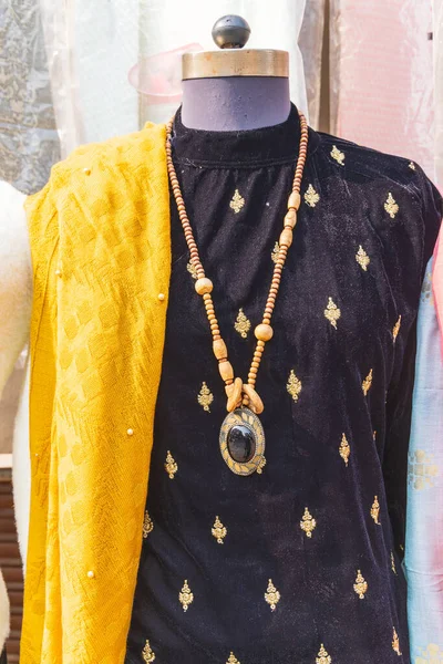 Bohri Kadal Srinagar Jammu Kashmir India Women Dress Sale Market — Stock Photo, Image