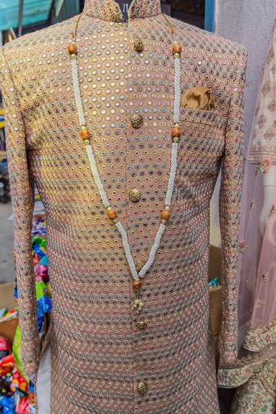 Sokalipura Srinagar Jammu Kashmir Hindistan Srinagar Geleneksel Erkek Ceketi — Stok fotoğraf