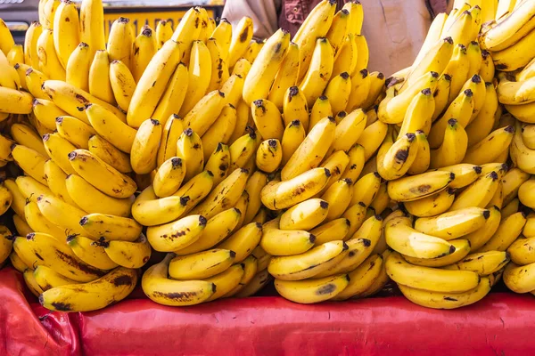 Rainawari Srinagar Jammu Kashmir India Fresh Bananas Market Srinagar — Stock Photo, Image