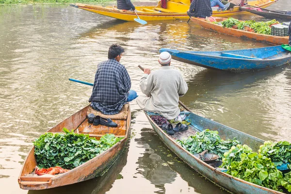 Озеро Дал Райнавари Шринагар Джамму Кашмир Индия Октября 2022 Года — стоковое фото