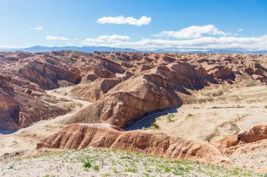 Termal, Kaliforniya, ABD. Kaliforniya çölünde küçük kanyonlar.