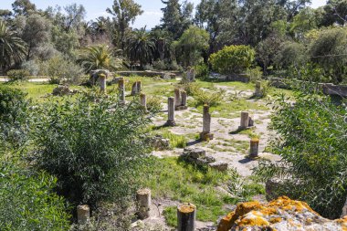 Antoninus, Kartaca, Tunus, Tunus hamamı. Kartaca 'daki Antoninus Hamamlarının Roma harabeleri.