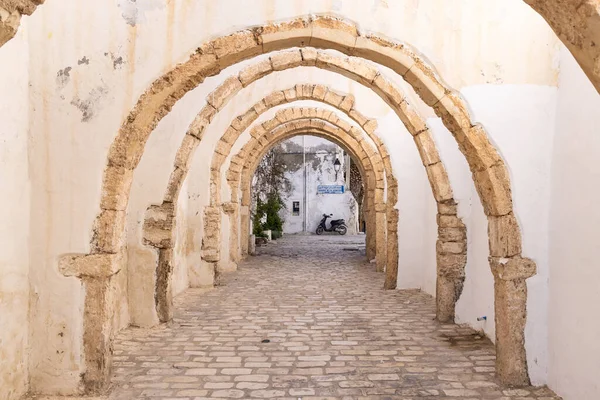Houmt Souk Djerba Medenine Tunisia Passaggio Arco Nel Houmt Souk Fotografia Stock