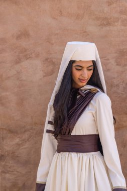 Orta Doğu, Suudi Arabistan, Tabuk Eyaleti, Tayma. 15 Kasım 2023. Eski vaha kasabası Tayma 'da tarihi canlandırmalar. 15 Kasım 2023.