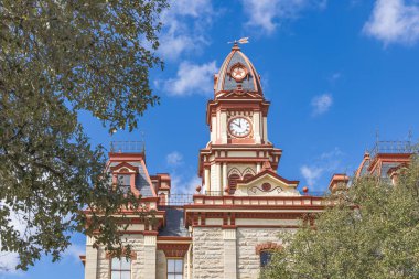 Lockhart, Teksas, Birleşik Devletler. Lockhart, Teksas 'taki Caldwell County Adliyesi.