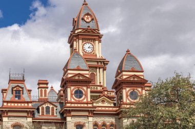 Lockhart, Teksas, Birleşik Devletler. Lockhart, Teksas 'taki Caldwell County Adliyesi.