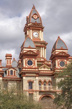 Lockhart, Teksas, Birleşik Devletler. Lockhart, Teksas 'taki Caldwell County Adliyesi.