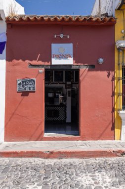 Antigua Guatemala, Sacatepequez, Guatemala. 8 Mart 2024. Üzerinde 