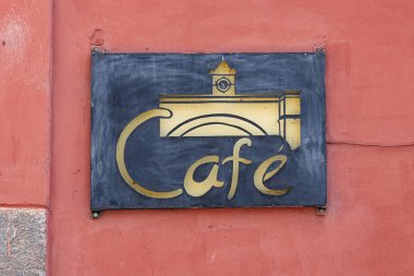 Antigua Guatemala, Sacatepequez, Guatemala. 9 Mart 2024. Antigua Guatemala 'da bir kafe için imza atın..