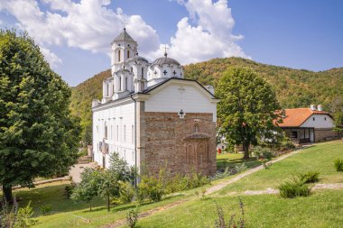 Klenike, Bujanovac, Pcinja Bölgesi, Sırbistan. Saygıdeğer Prohor Pchinjski Manastırı Kilisesi.