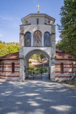 Kosmaj, Rogaca, Belgrad Bölgesi, Sırbistan. Kosmaj 'daki Tresije Sırp Ortodoks Manastırı.