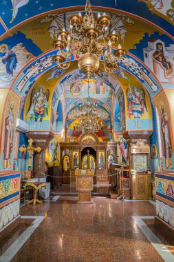 Kosmaj, Rogaca, Belgrad Bölgesi, Sırbistan. 12 Eylül 2024. Kosmaj 'daki Tresije Sırp Ortodoks Manastırı' nda değişiklik ve duvar resimleri.