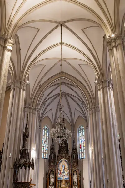 Novi Sad, Backa Bölgesi, Voyvodina, Sırbistan. 14 Eylül 2024. Novi Sad 'daki Kutsal Meryem Kilisesi.