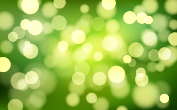 Natureza Bokeh Verde Luz Suave Fundo Abstrato Vector Eps Partículas — Vetor de Stock
