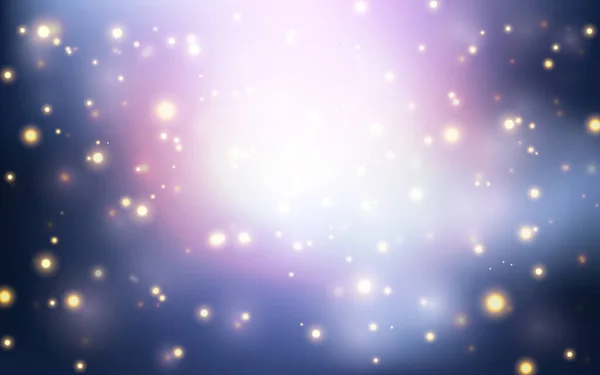 宇宙の銀河Bokehソフトライト抽象的背景 ベクトルEps 10イラストBokeh粒子 背景装飾 — ストックベクタ