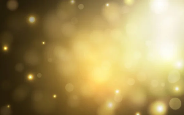 Goldene Luxus Bokeh Weiches Licht Abstrakten Hintergrund Vector Eps Illustration — Stockvektor