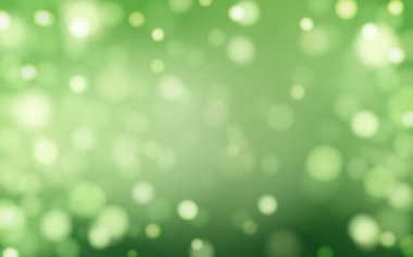 Doğa yeşil bokeh yumuşak ışık soyut arkaplan, Vektör 10 illüstrasyon bokeh parçacığı, arkaplan dekorasyonu