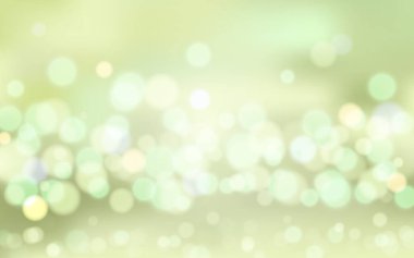 Doğa yeşil bokeh yumuşak ışık soyut arkaplan, Vektör 10 illüstrasyon bokeh parçacığı, arkaplan dekorasyonu