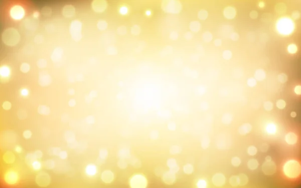 Golden Luxe Bokeh Lumière Douce Fond Abstrait Vector Eps Particules — Image vectorielle